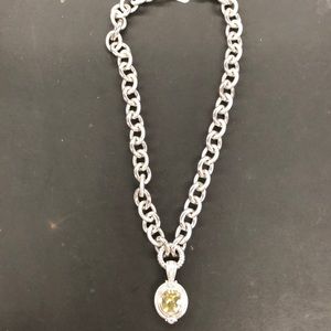 Judith Ripka diamonique with lemon quartz